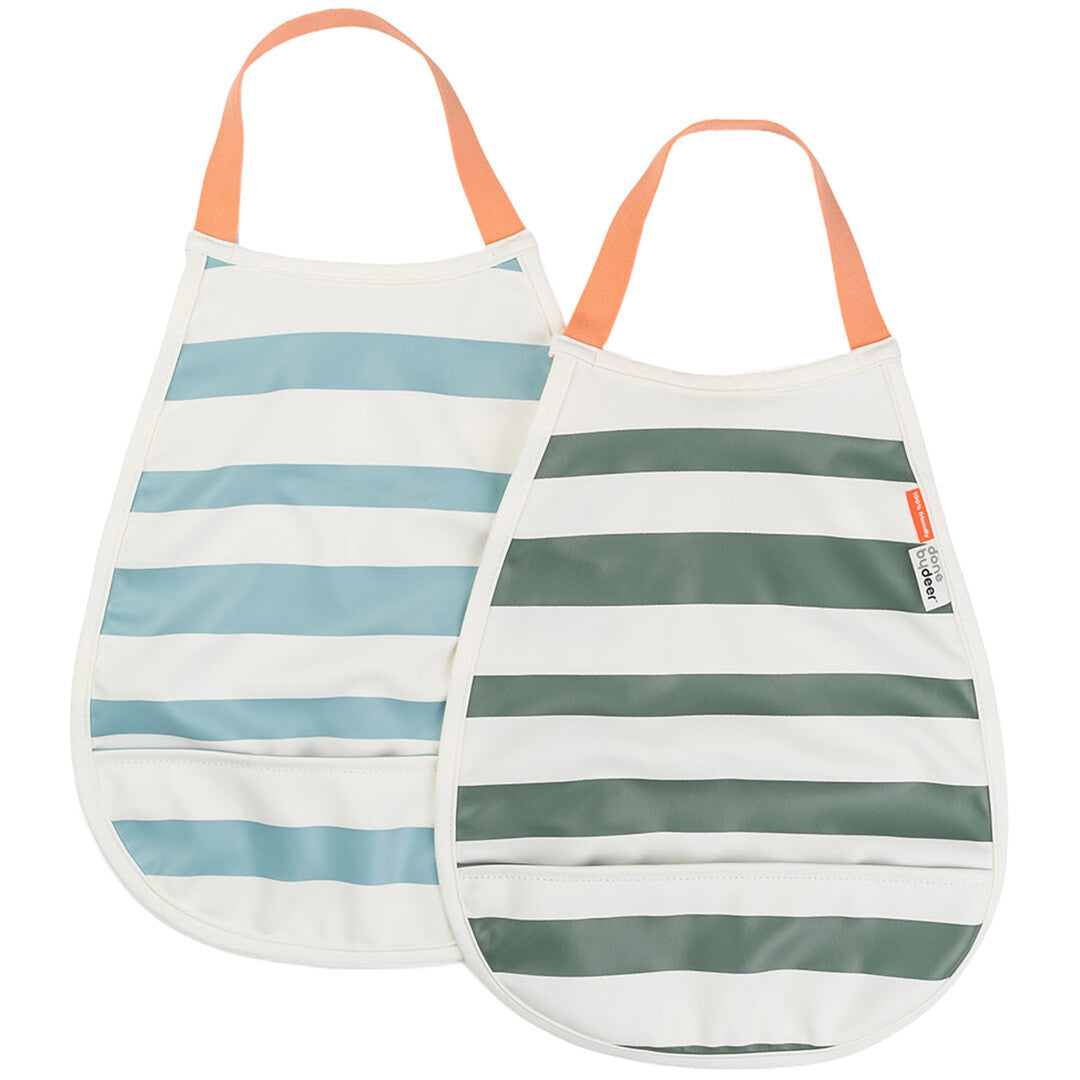 Done by deer slabbetjes - stripes - green - 2st