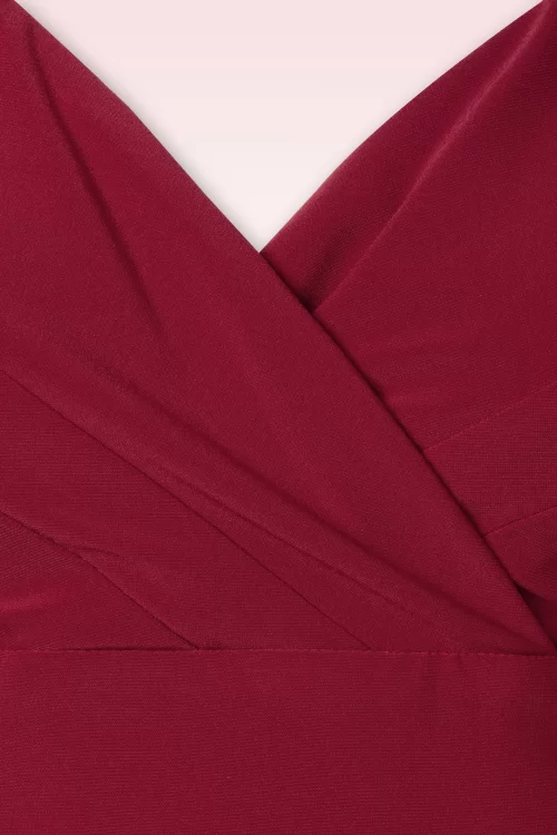 Vintage Diva  Joyce top in rood