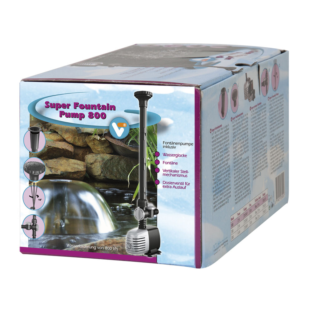 VT Superfountain pomp 800 - Fonteinpomp -