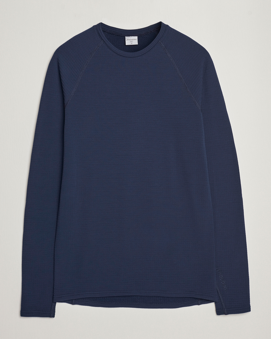 Houdini Desoli Merino Thermal Crew Blue Illusion