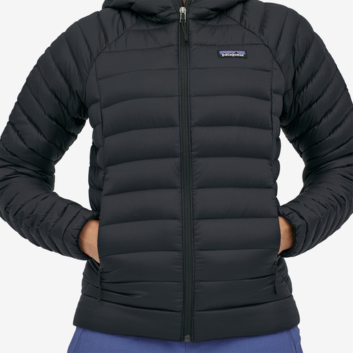 Patagonia Down Sweater Hoody, Dame<br>Varm, behagelig og lett dunjakke!