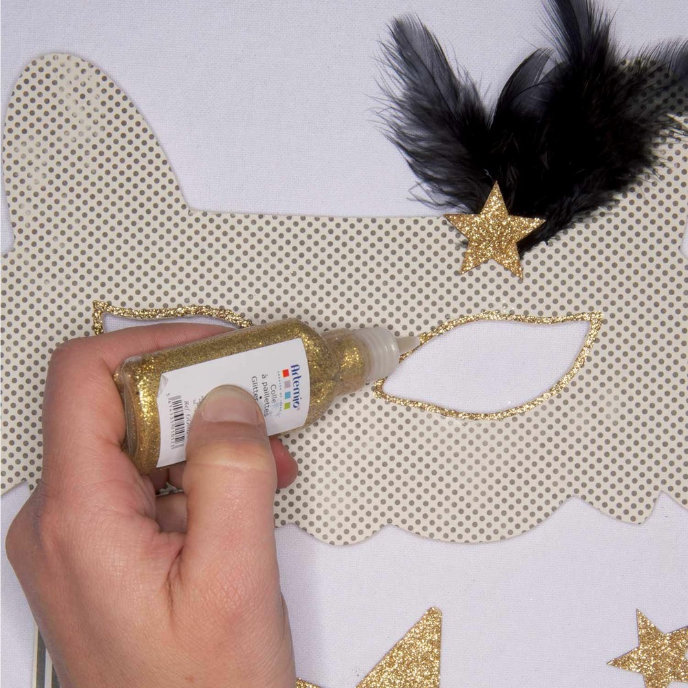 Kit colles paillettes