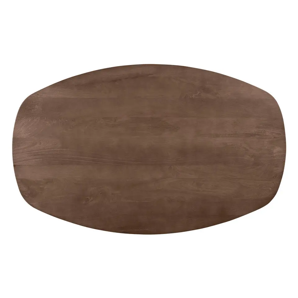 Lewis & Loft Eettafel Luna – Deens ovaal – 160 x 100 cm – Bruin