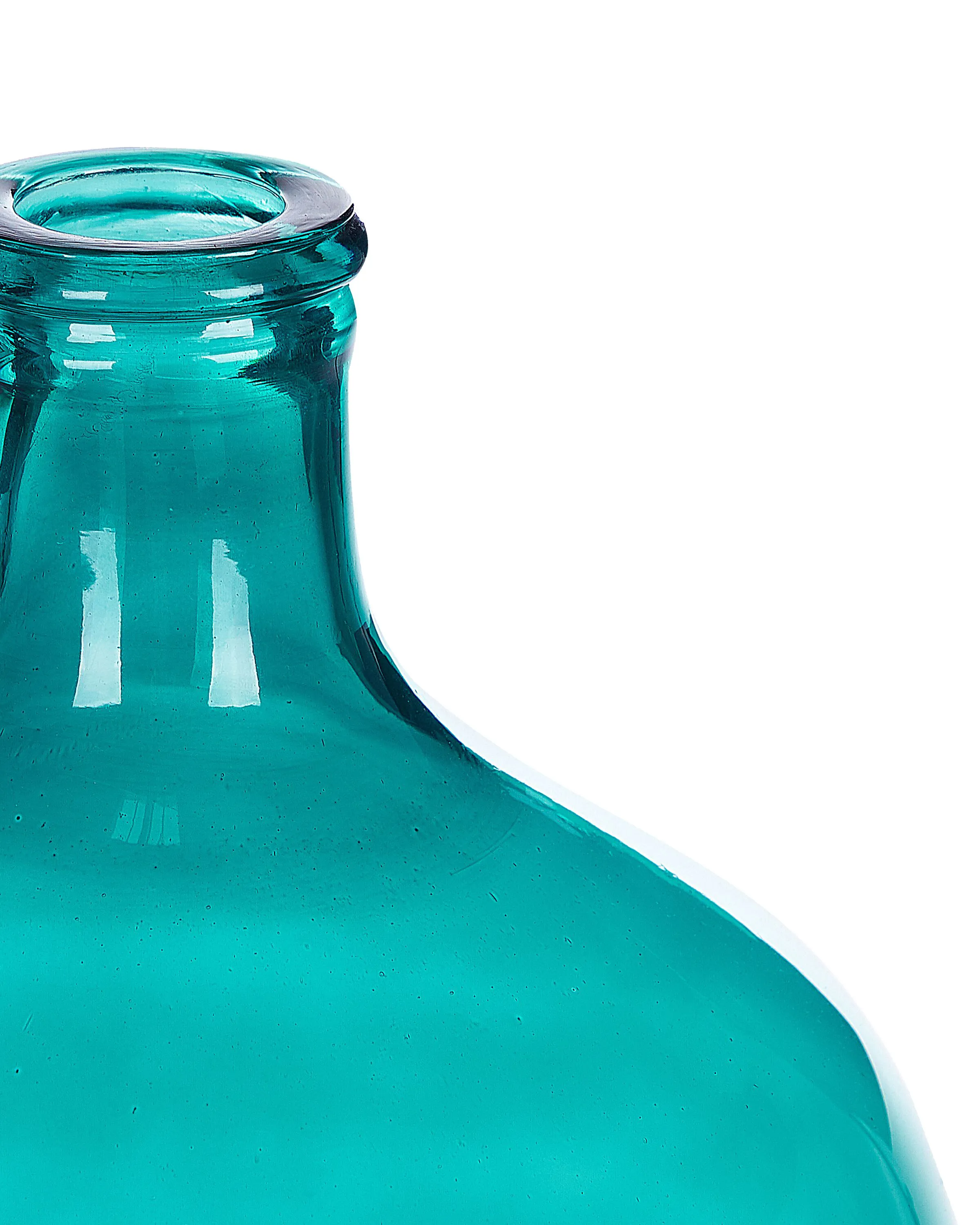 Decoratieve vaas SAMOSA Glas 48 cm Turquoise