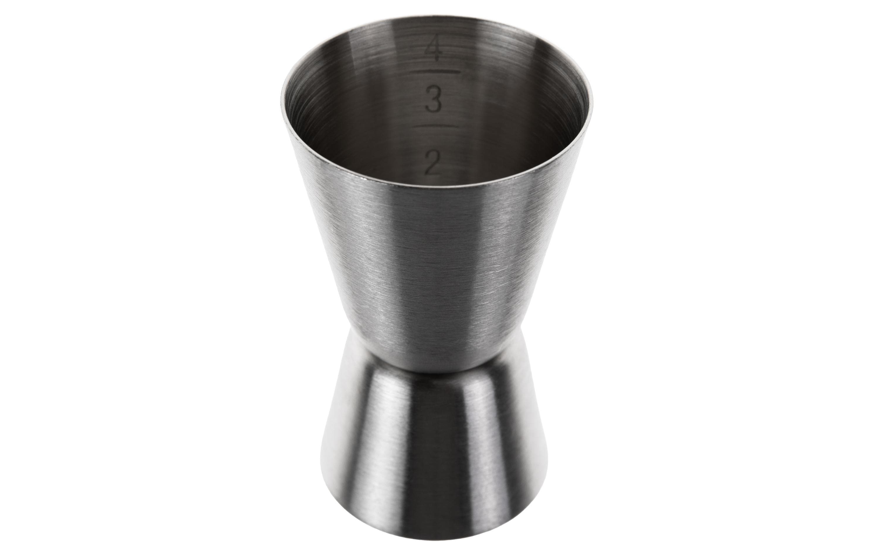 Cocktail-Doppelmass 40/20 ml SilberCocktail-Messbecher