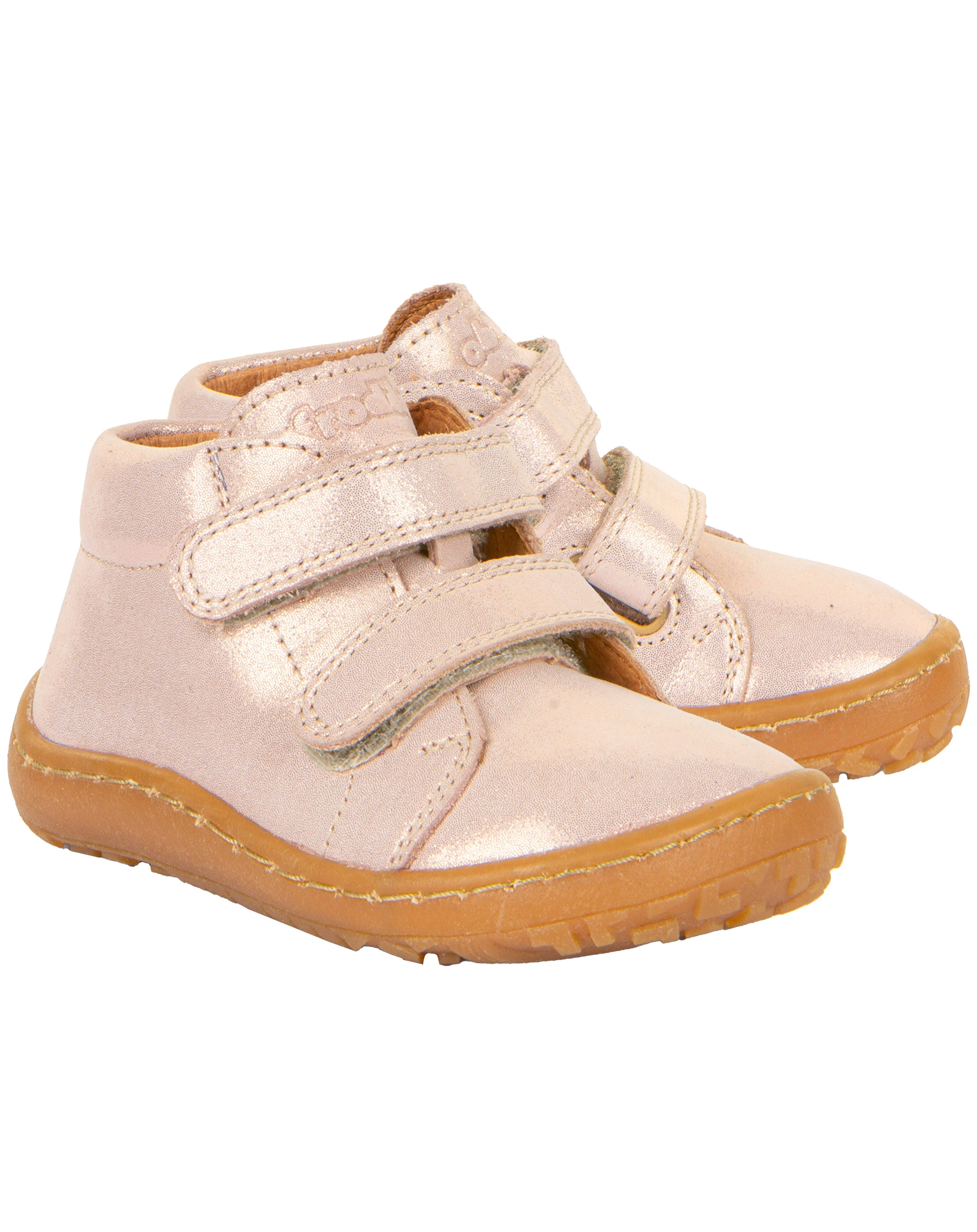 Klett-Lauflernschuhe BAREFOOT FIRST STEP in nude/glitter