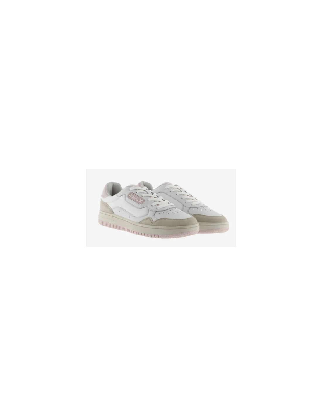 victoria Baskets de ville Femme Blanc/Rose