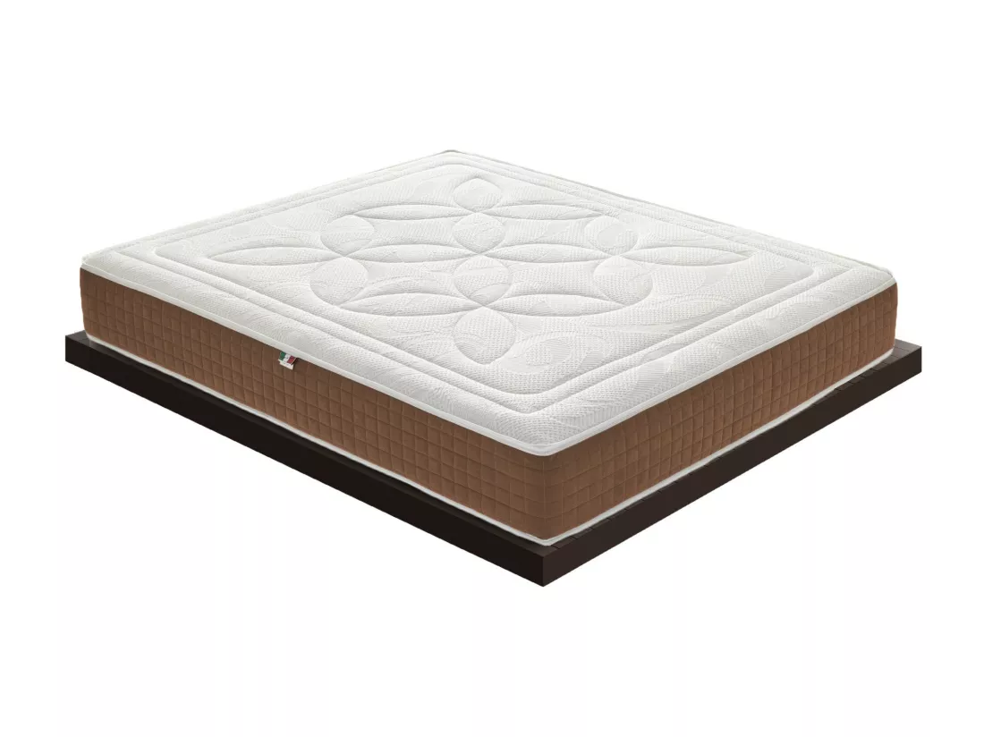 Matelas à mémoire de forme avec 5 cm de mémoire - Hauteur 25 cm - AMOVIBLE 100x190 cm
