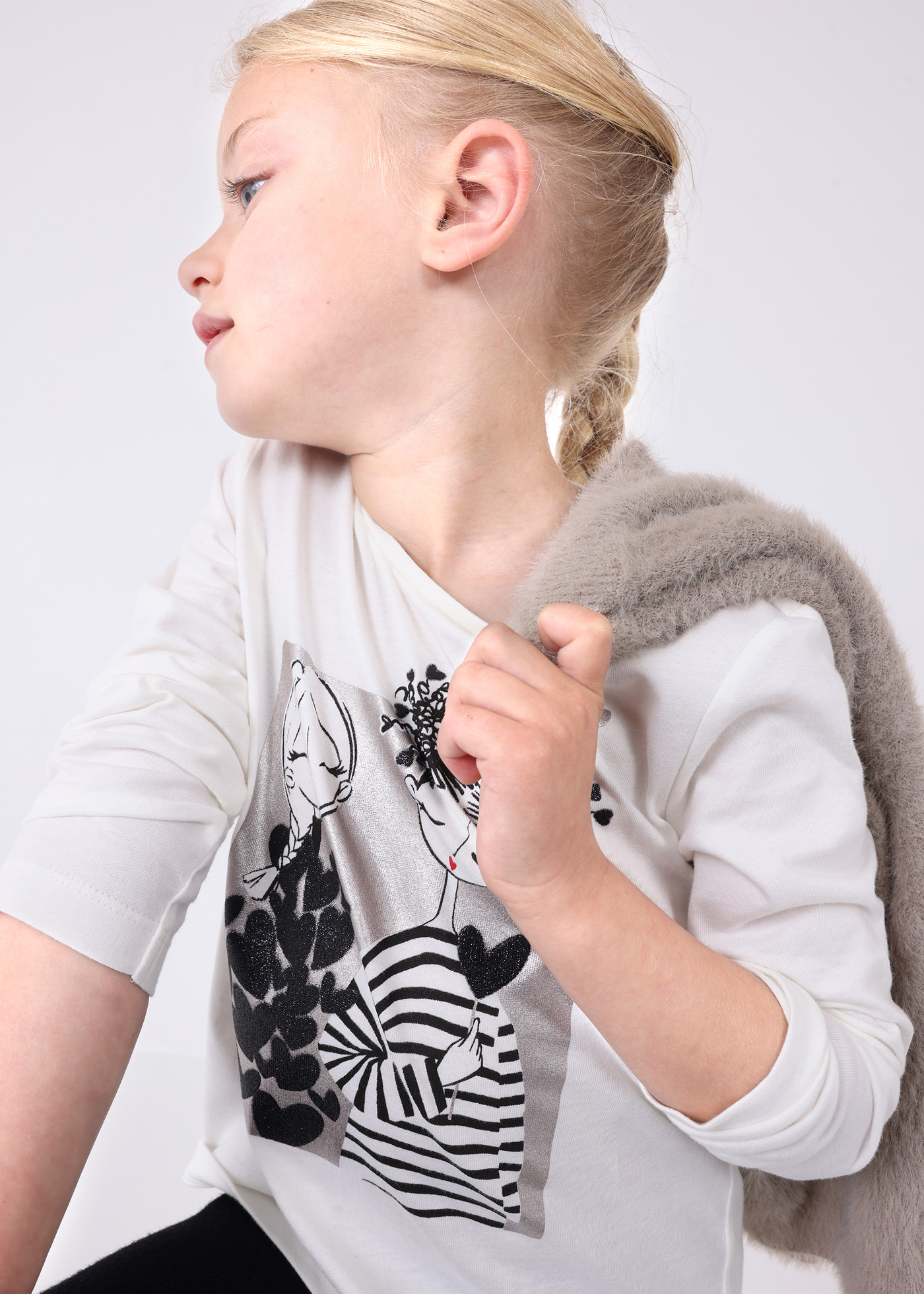 Camiseta estampada Better Cotton para meninas