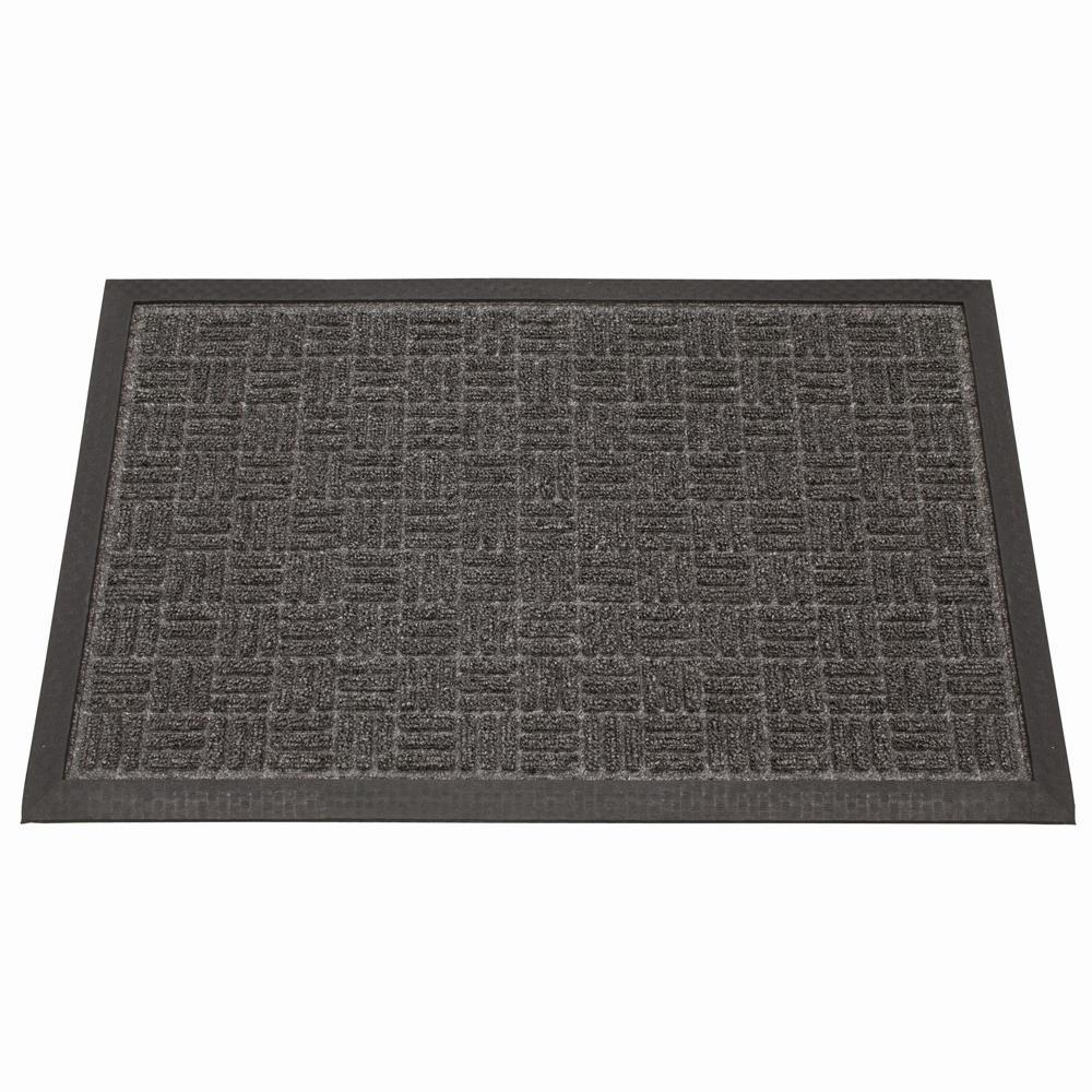 Außenmatte QUADRO - anthrazit - 45x75 cm