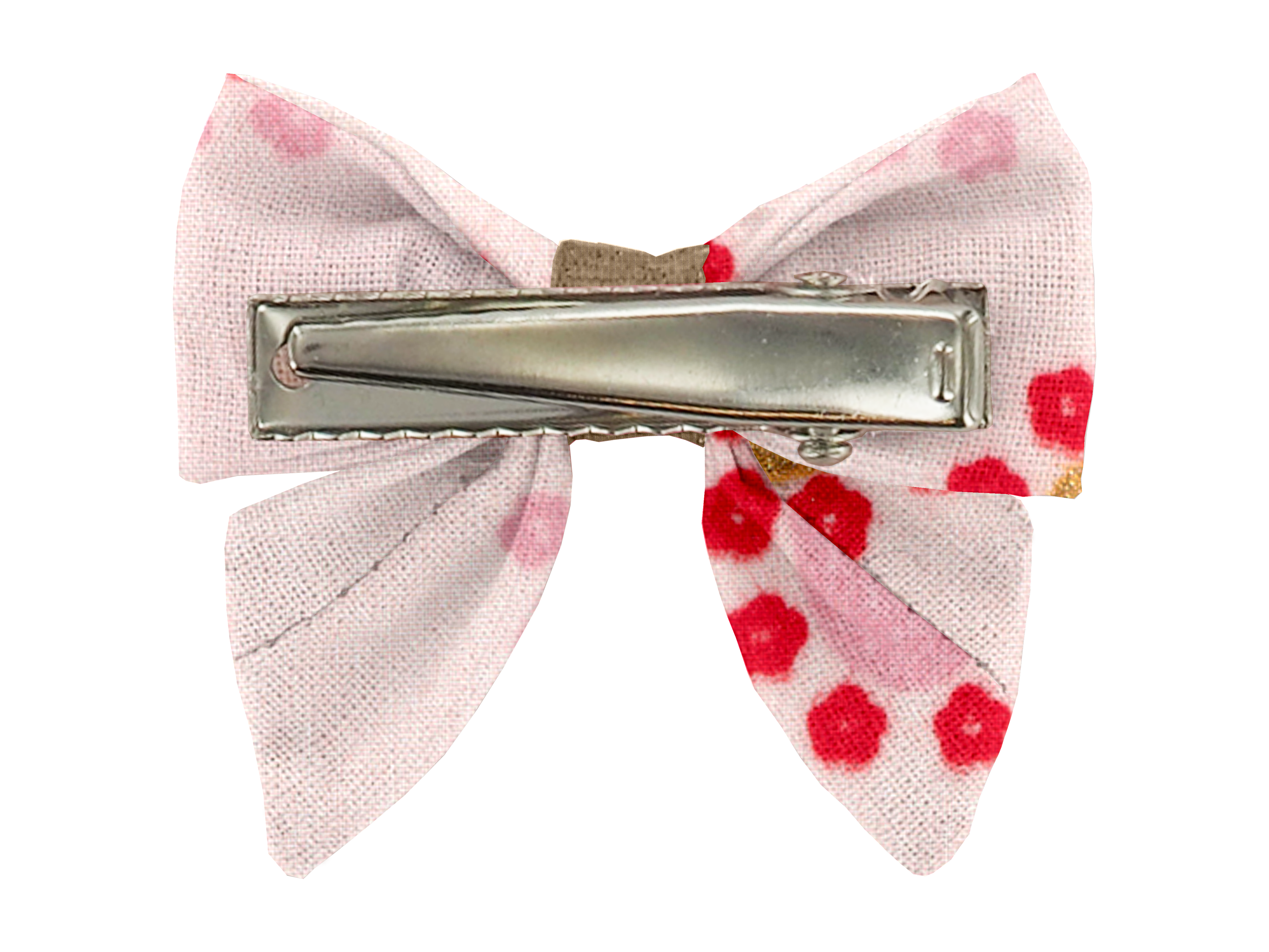 Barrette Mini Noeud Papillon Petits Coeurs