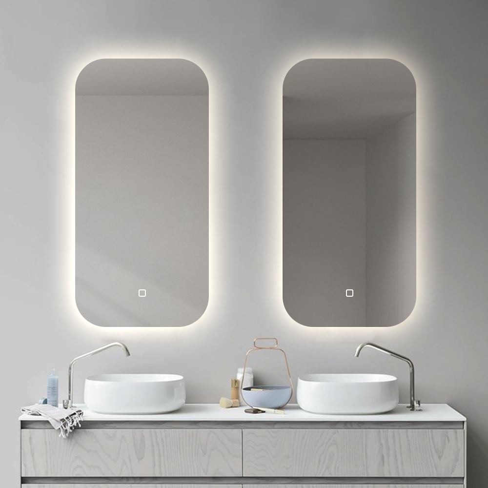 Saniclear Denver spiegel met LED verlichting 50x100cm incl. spiegelverwarming