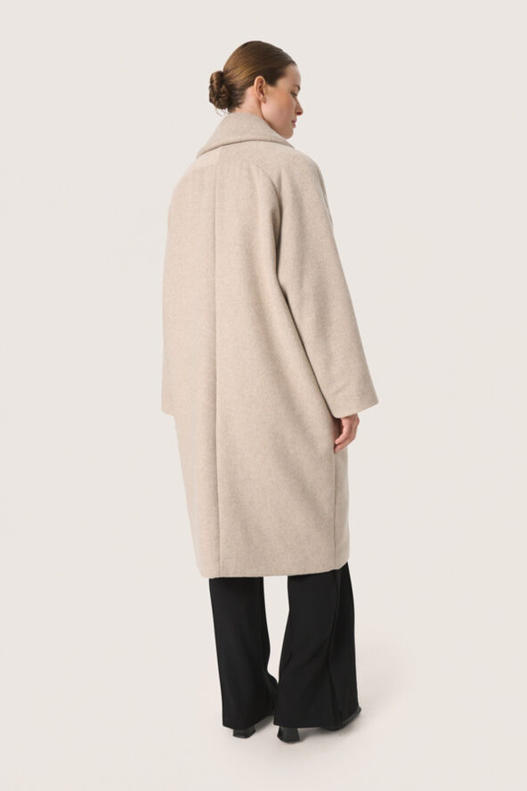 Soaked in Luxury SLCalliope Coat Oatmeal melange