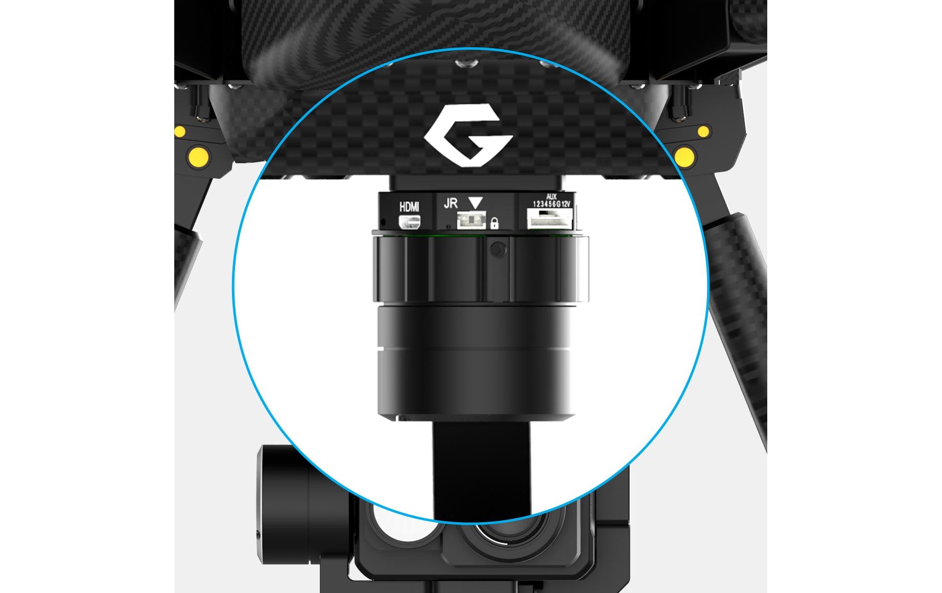 Gimbal Pixy F für FLIR Duo Pro R<br>Kompakter 3-Achs Kameragimbal für Multikopter