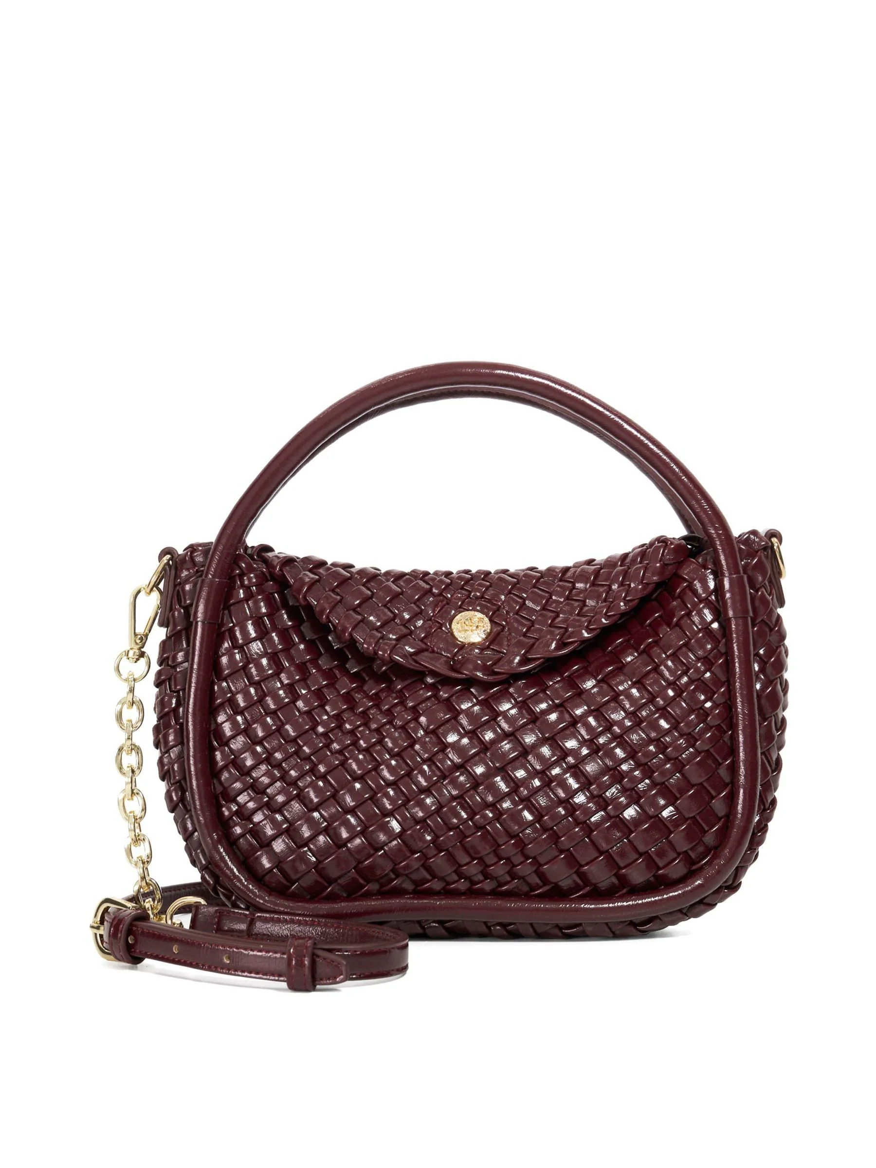 Rood - Dune London Dinideliberate Mini Woven Grab Bag