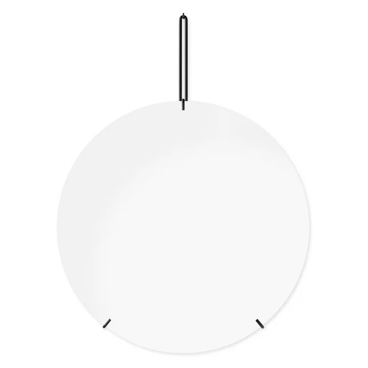 Moebe - Wandspiegel Ø 70 cm, schwarz