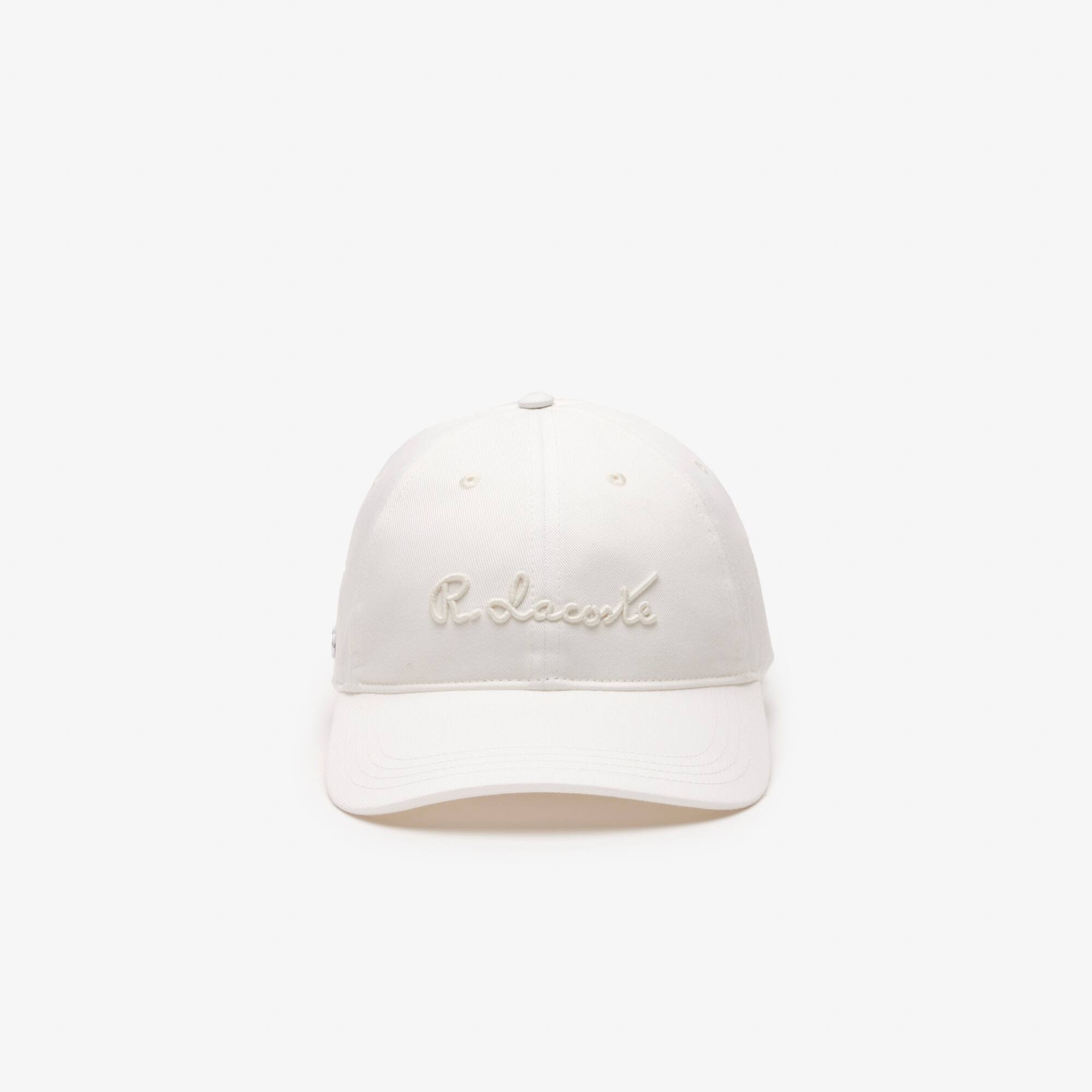 R. LACOSTE Kappe mit 3D Stickerei Caps & Hüte - Weiss - Lacoste - Unisex