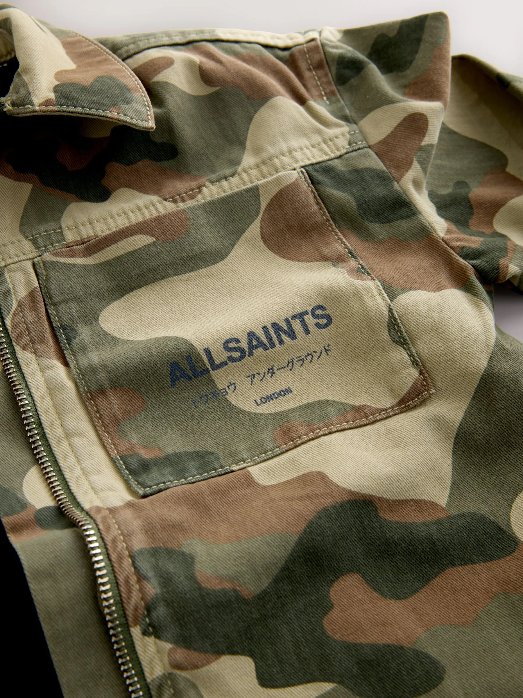 smALLSAINTS Camo Underground Shacket and T-Shirt Set