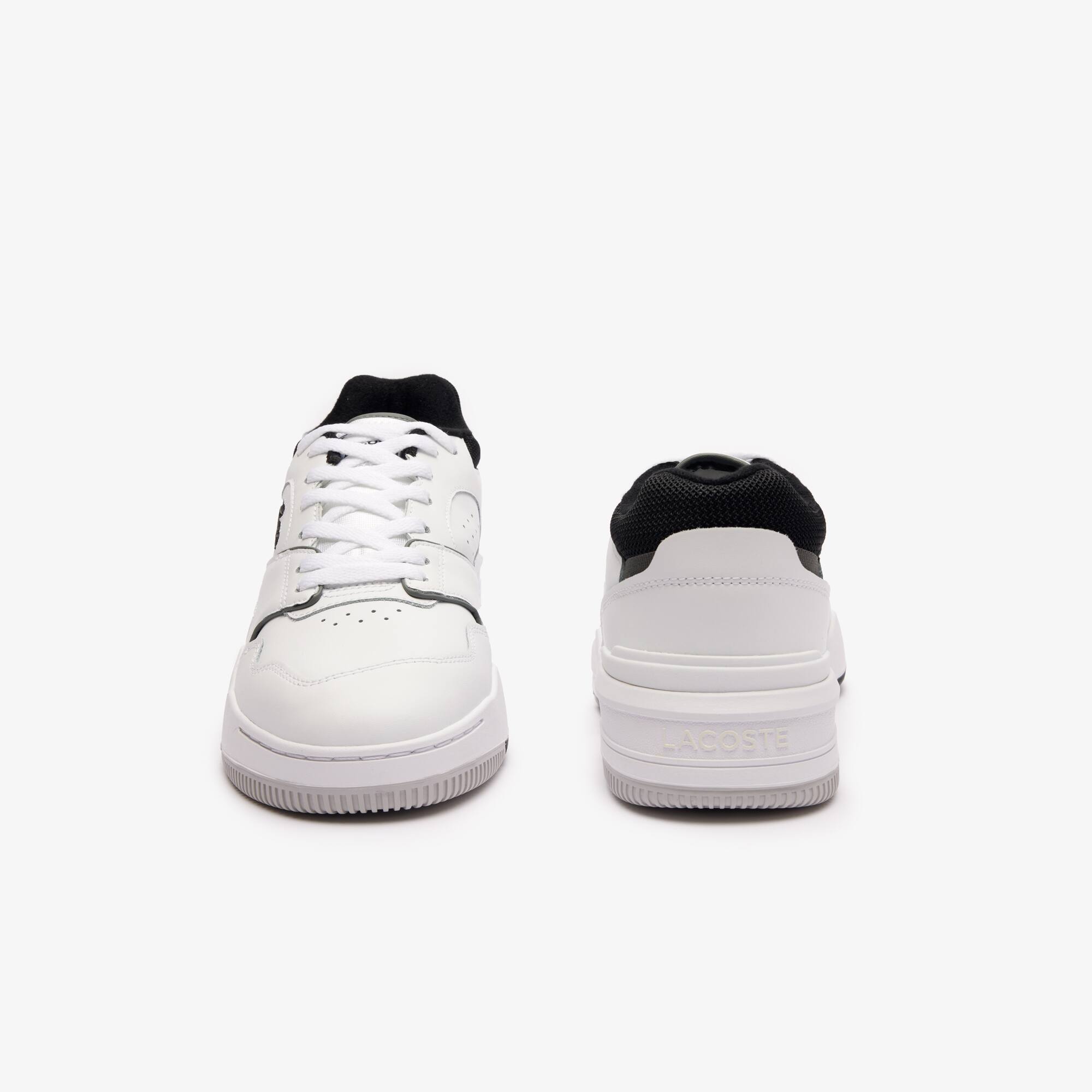 Sneakers Lineshot homme en cuir à col contrasté Sneakers - Blanc - Lacoste - Homme