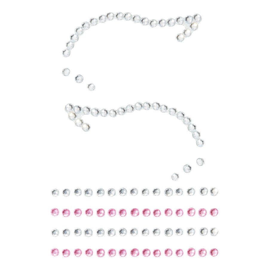 Makeup Revolution Revolution Metallic Muse Silver Flick Eye Gems 1pcs