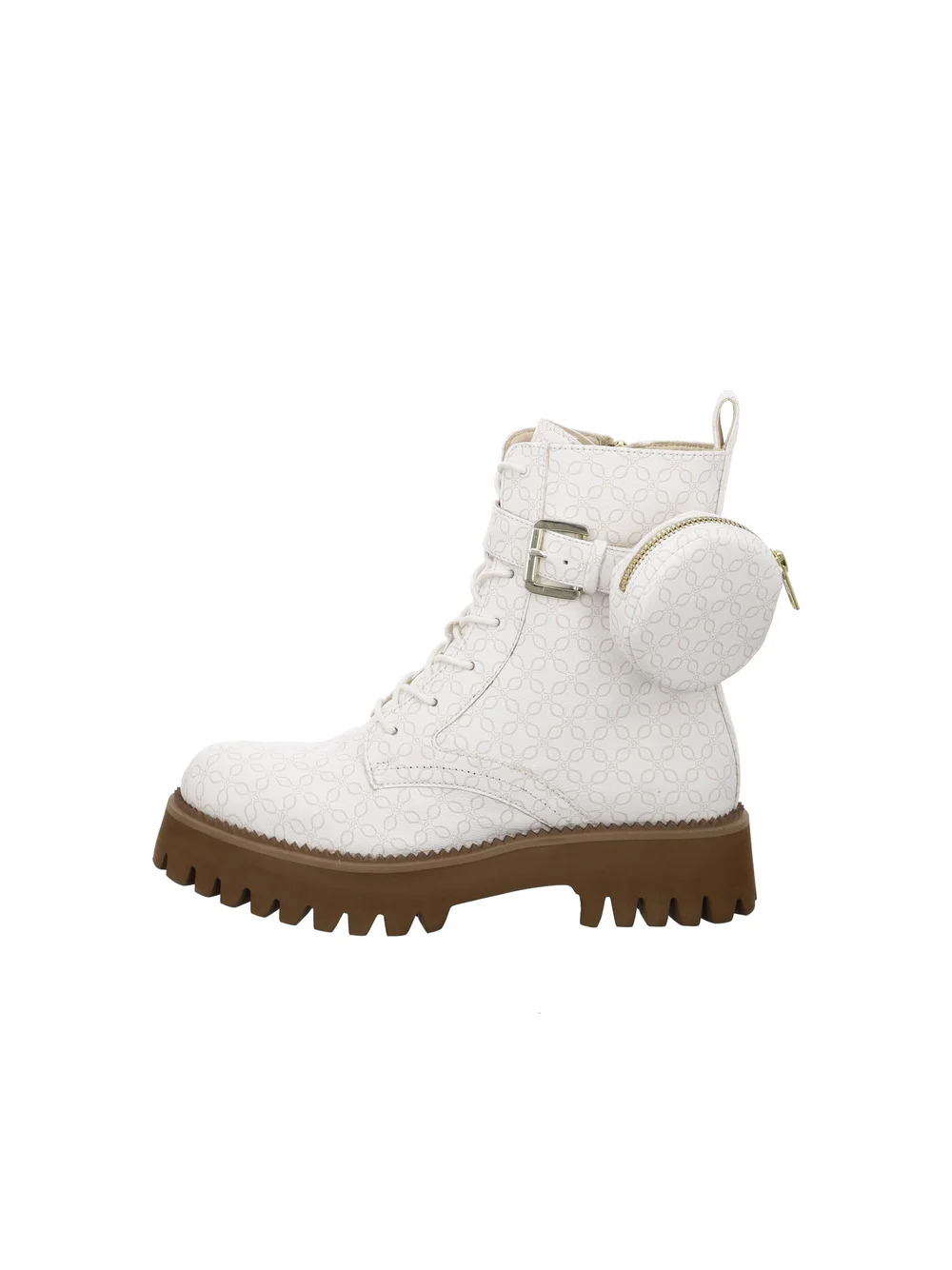 Stiefelette Amsterdam weiß-taupe