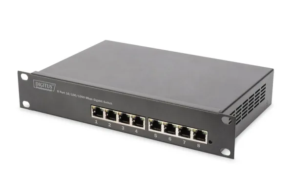 Digitus DN-10-SET-1, Vægmonteret stativ, 30 kg, Nøglelås, Grå