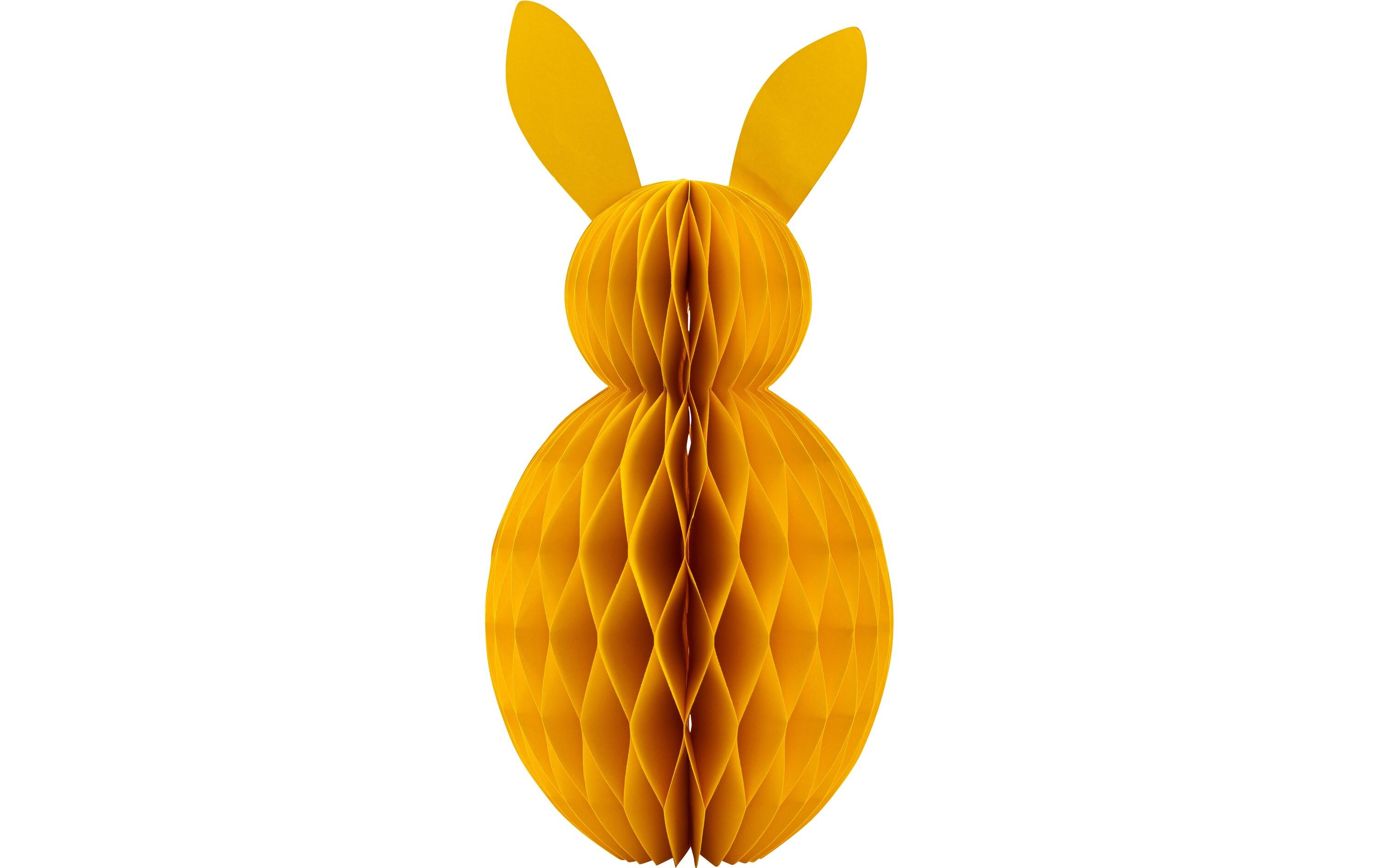 Hase 40 cm, GelbOsterhase aus Papier