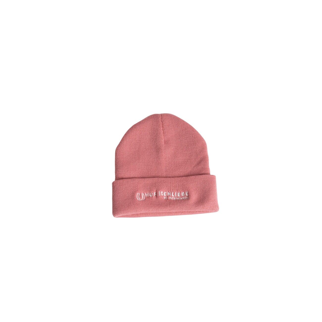 Hufeisenliebe Beanie Mütze rosa