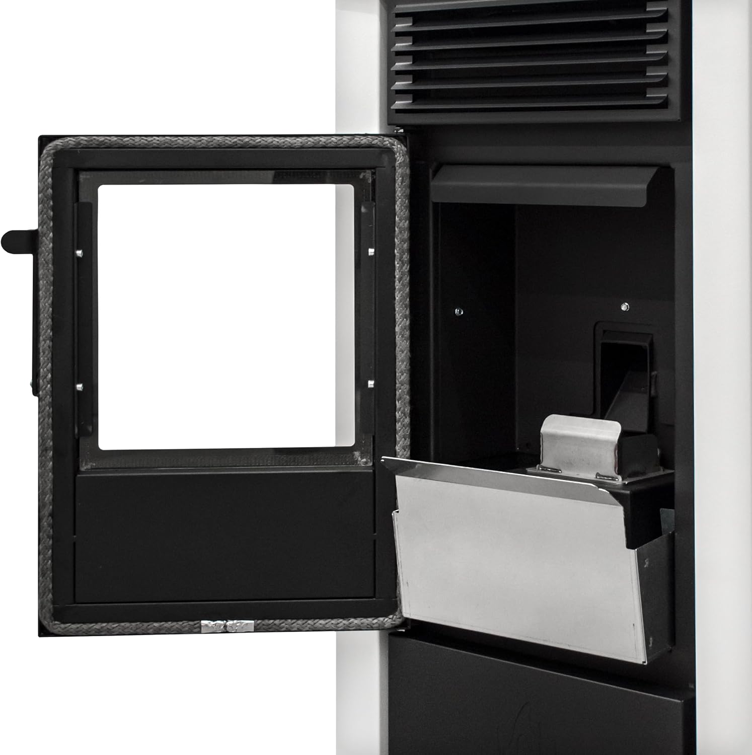 STUFE A PELLET ITALIA Alaska 10 KW WiFi | Pelletöfen mit Belüftung Effizienz 91% Heizt 85m² Autonomie 20 Sdt. Programmierbar WiFi-Fernsteuerung 5 Geschwindigkeiten und Kräfte 24M Garantie Weiß