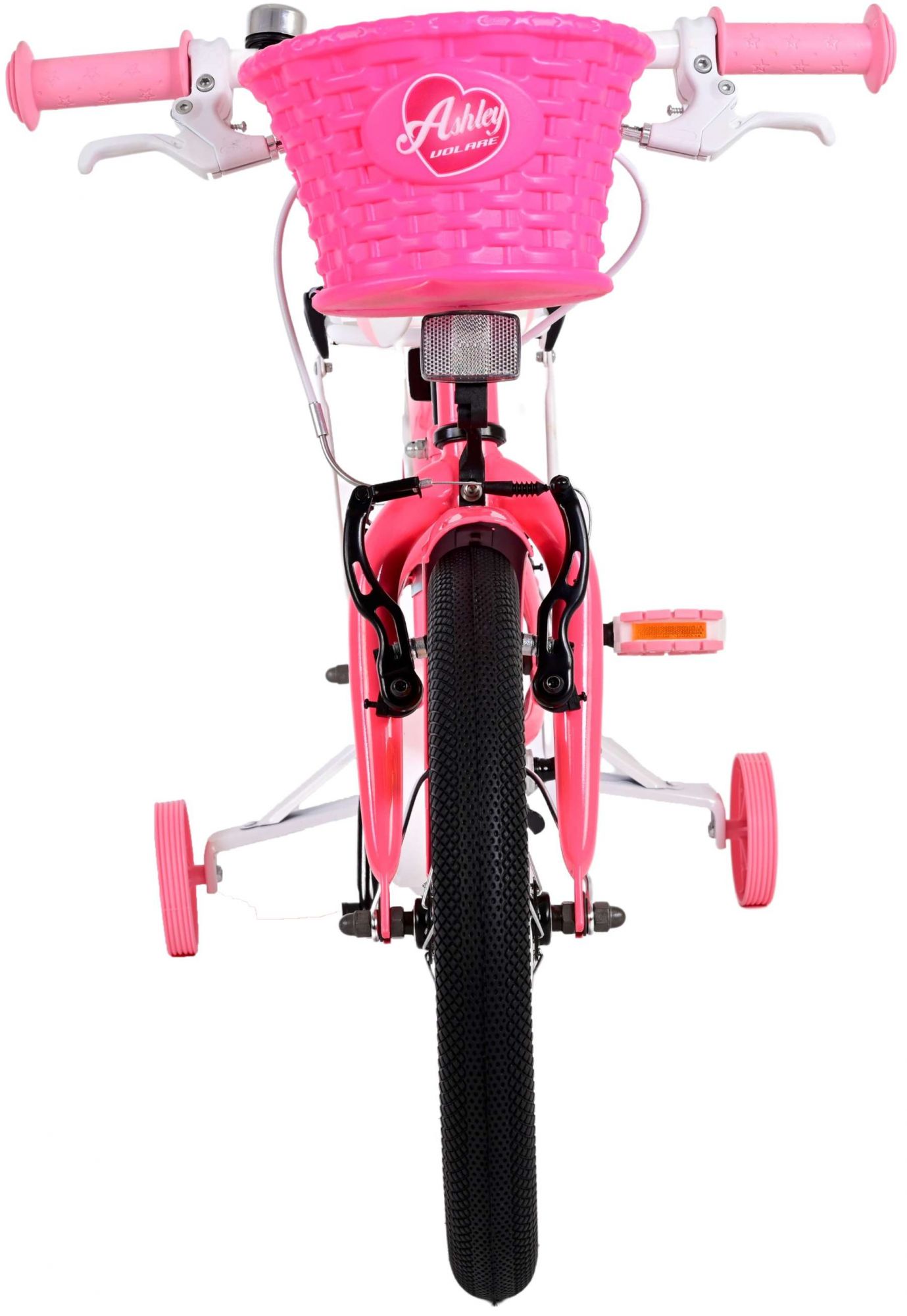 TPFSports Ashley Kinderfahrrad - Mädchen - 16 Zoll - Rücktritt + Handbremse - Rosa