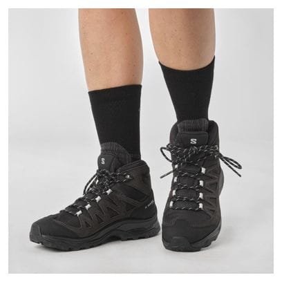 Chaussures de Randonnée Femme Salomon X Ward Leather Mid Gore-Tex Noir