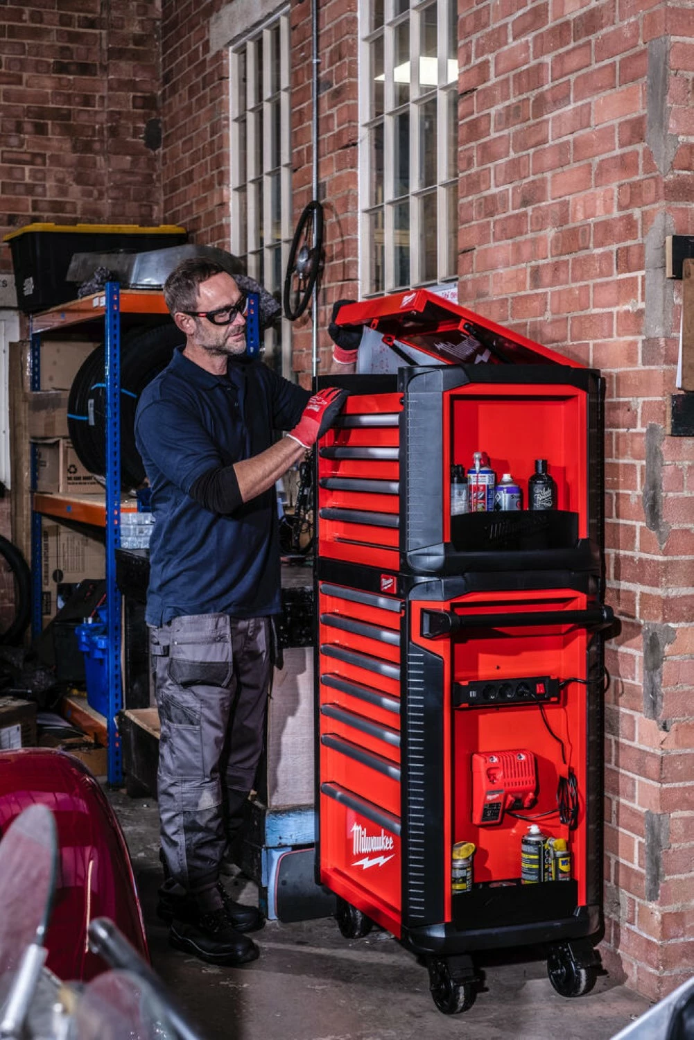 Milwaukee 4932478849 Stalen gereedschapswagen met 7 lades - 30˝ / 78 cm