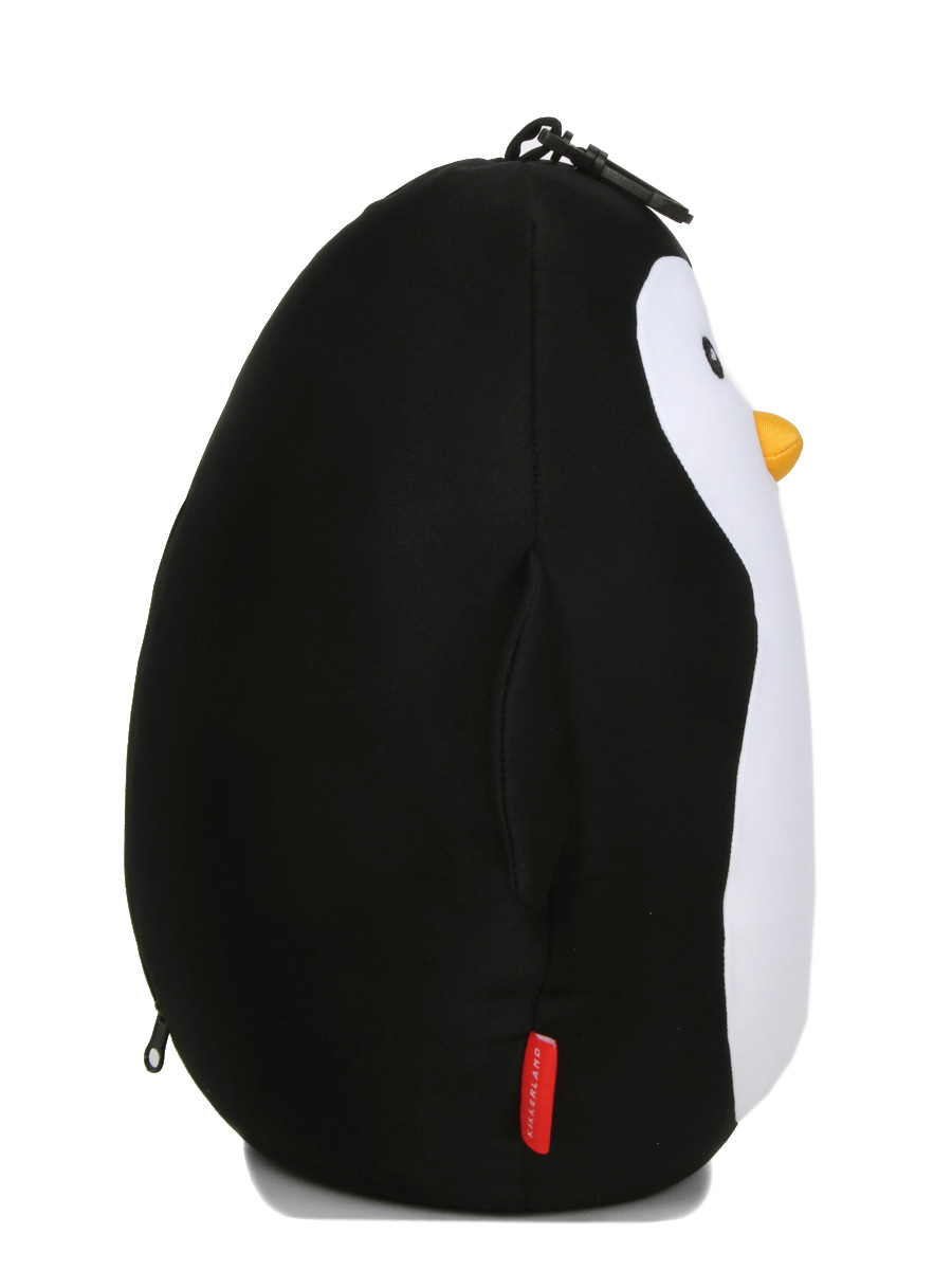 Coussin de voyage Kikkerland Zip & Flip Pingouin