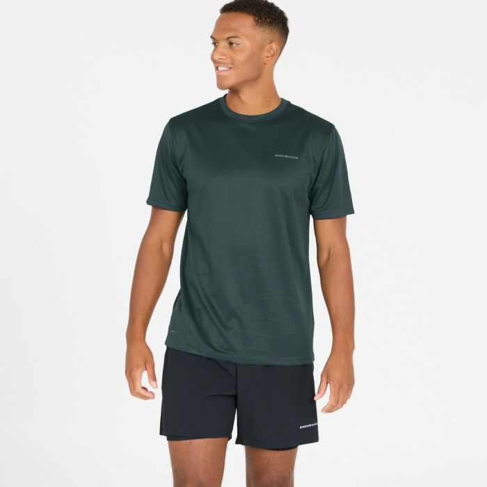 Endurance Herre T-shirts Vernon V2 Performance S/S Tee Grøn