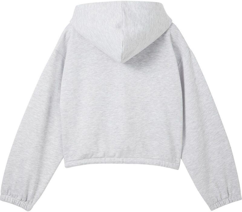 TOM TAILOR - Trainingsjack - Lichte Steenmix - Katoen en Viscose