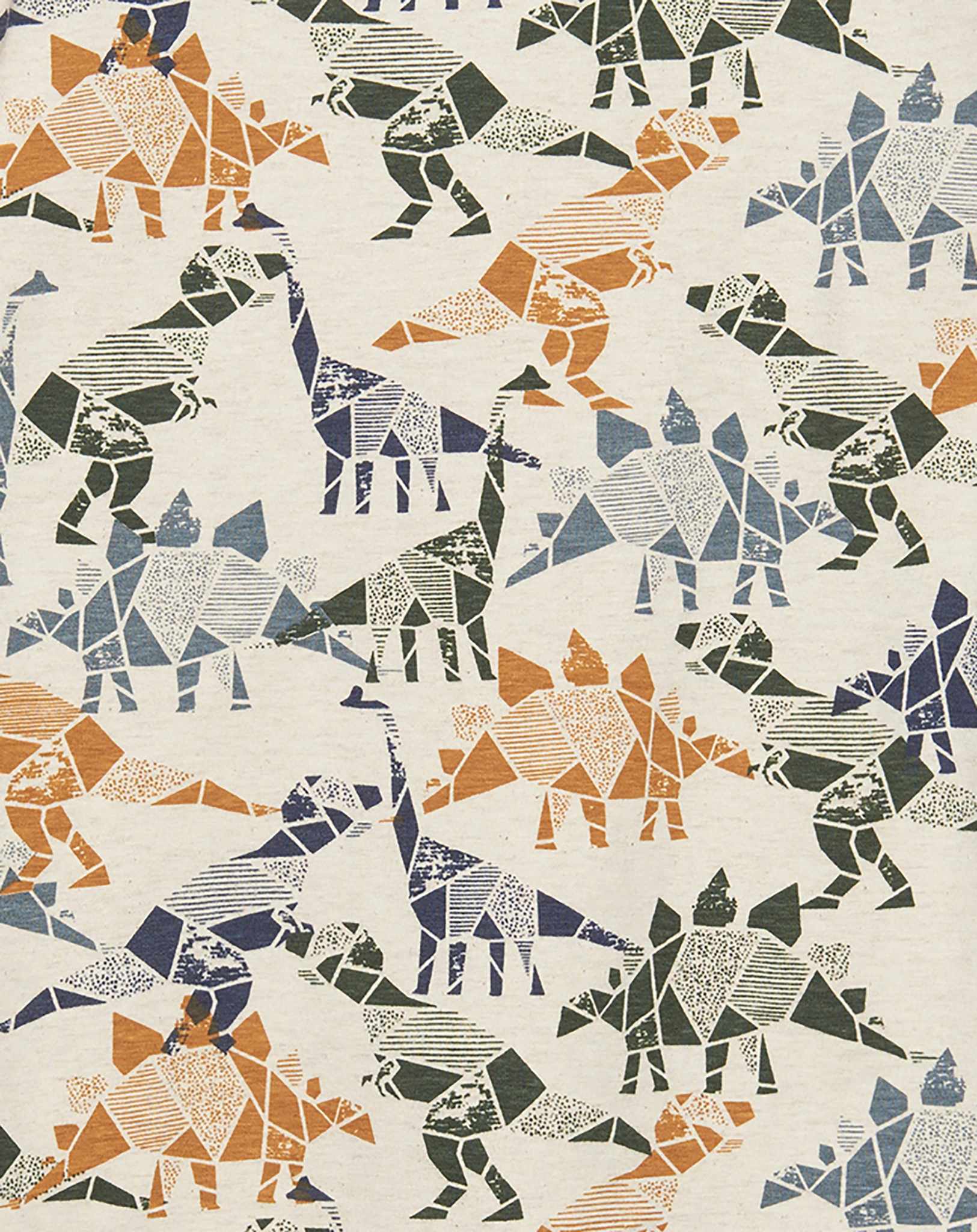 Langarmshirt DINOSAURIER AOP in beige