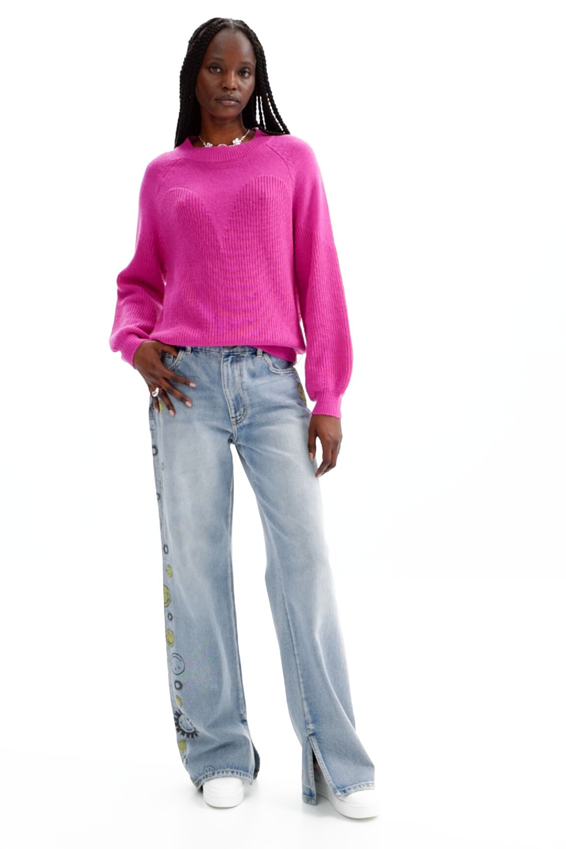 Jersey liso e transparente