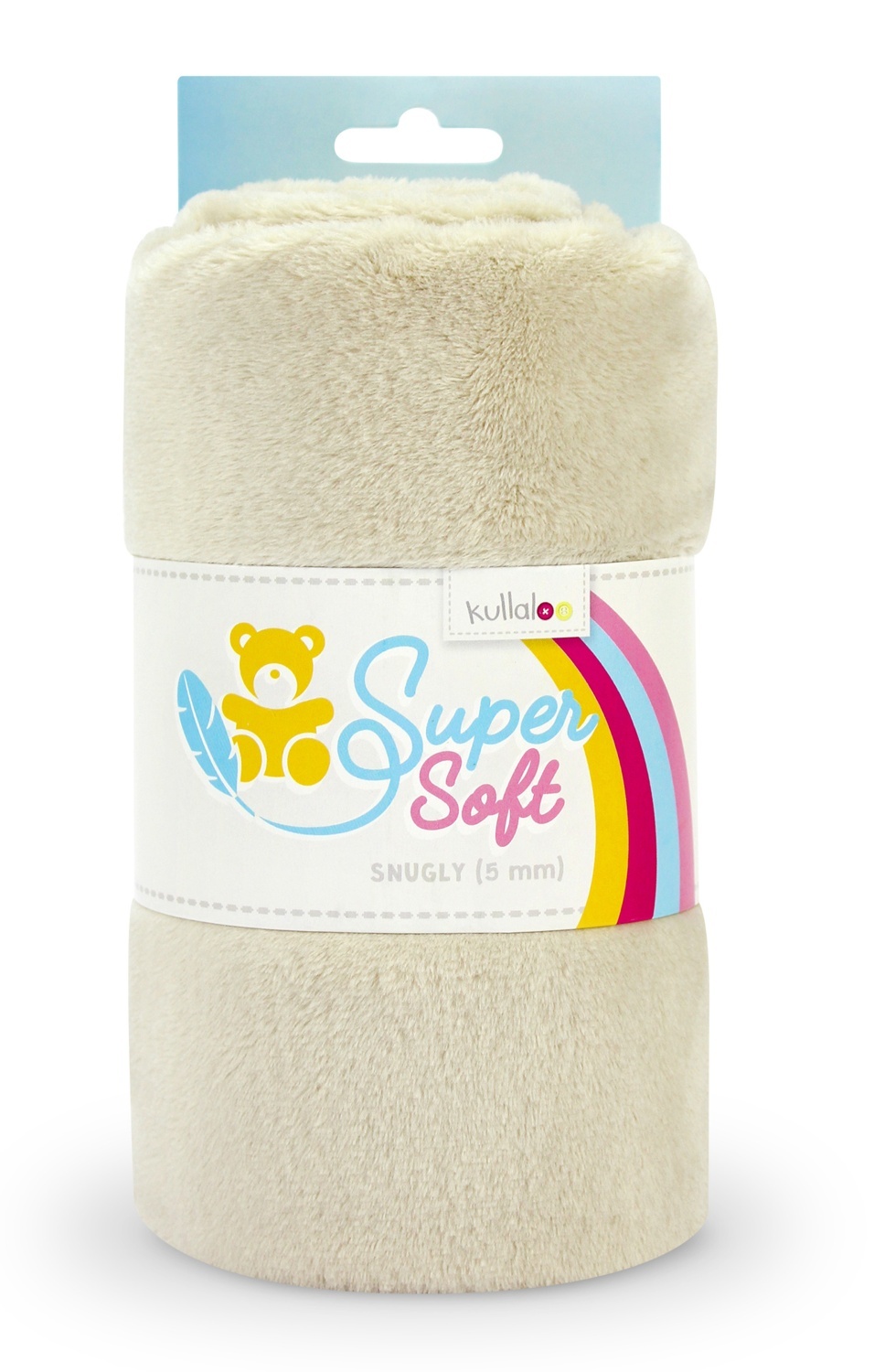Kullaloo Plüsch SNUGLY - beige - 5 mm Flor