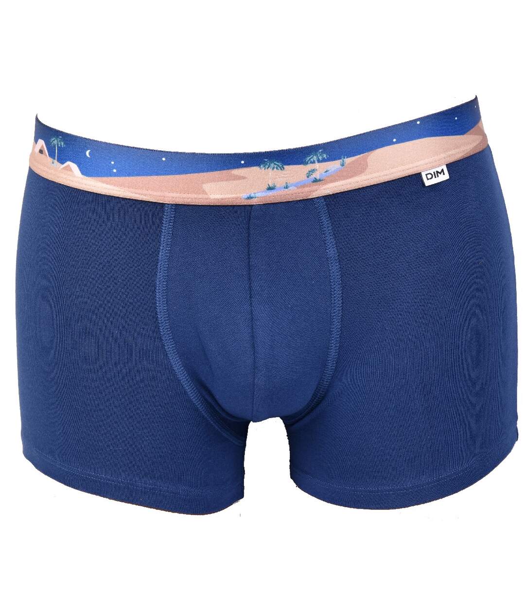 Boxer DIM Homme en coton stretch ultra Confort -Assortiment modèles photos selon arrivages- Pack de 3 Boxers Surprise Ceinture imprimée