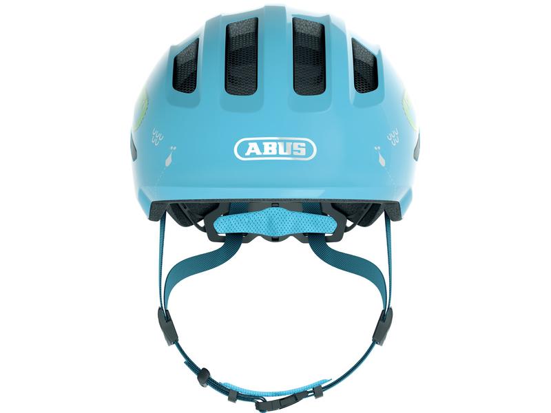 Abus Helm Smiley 3.0 Blue Croco Shiny, M Fahrradhelm für Kinder