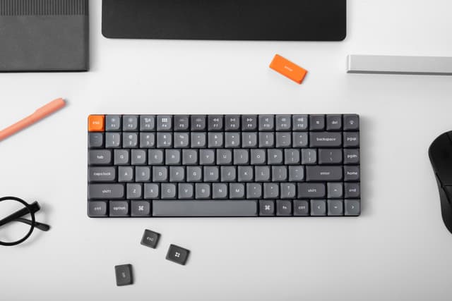 Keychron K3 MAX trådløs tastatur (Gateron Low-profile Red-taster)