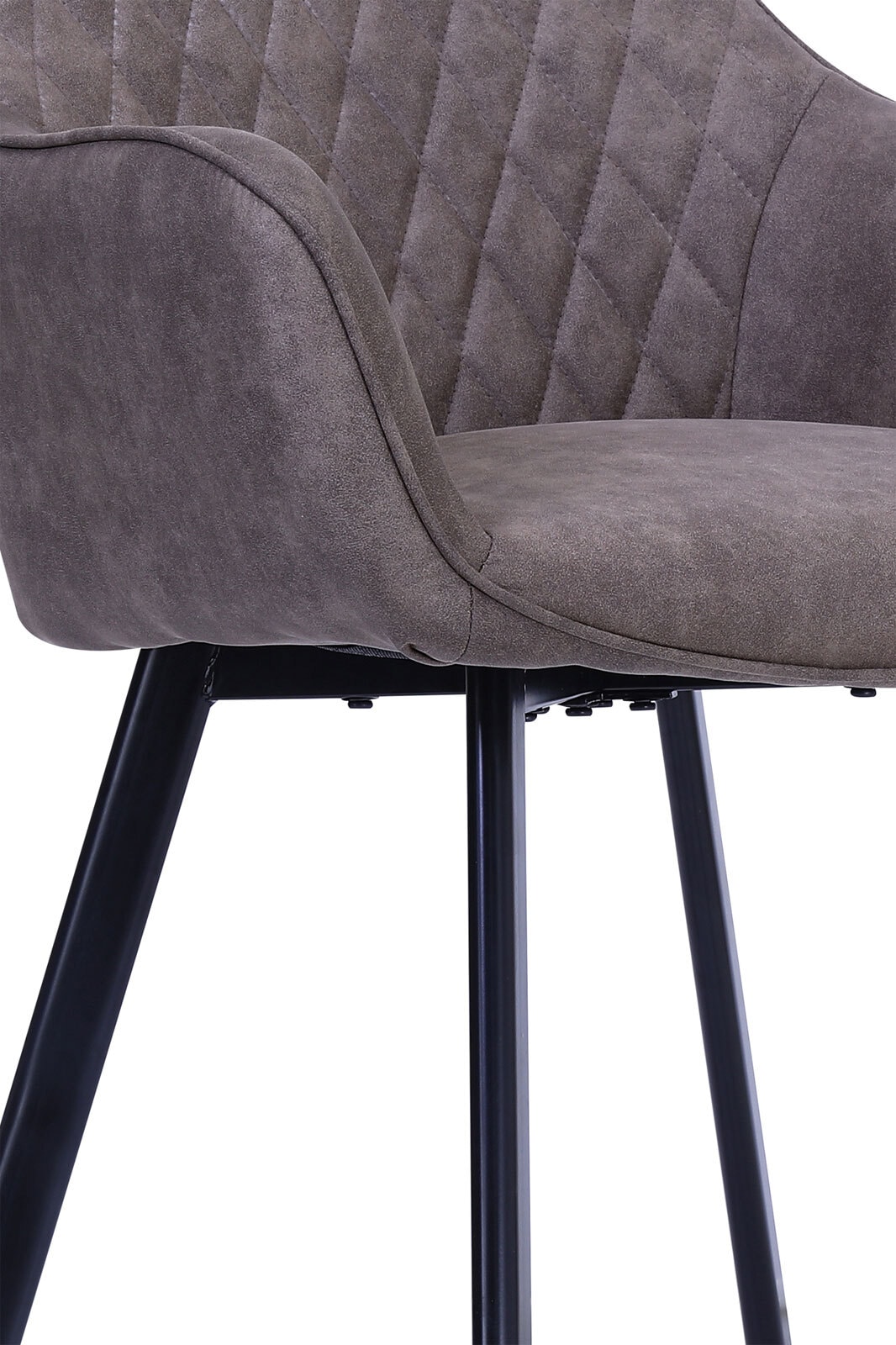 CASAVANTI Esszimmerstuhl 2er Set Mikrofaser taupe