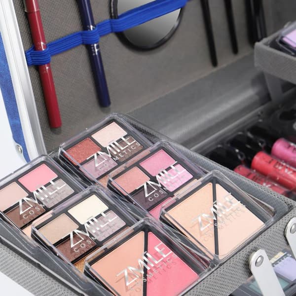 Zmile Cosmetics Makeup Box Traveller Blue Vegan