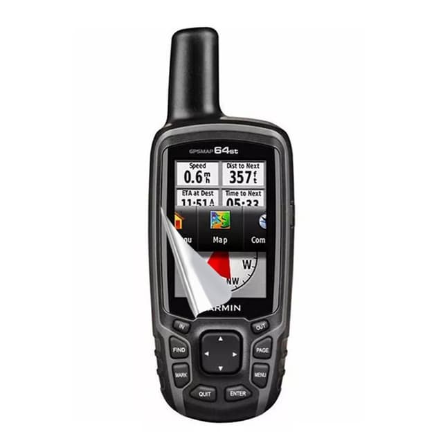 2-Pak Skærmbeskytter PET film Garmin GPSMAP 64st