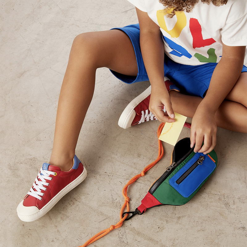 Tip Toey Joey Tip Toey Joey Kidos Sneakers Volt Colors Pomo Blue Tang