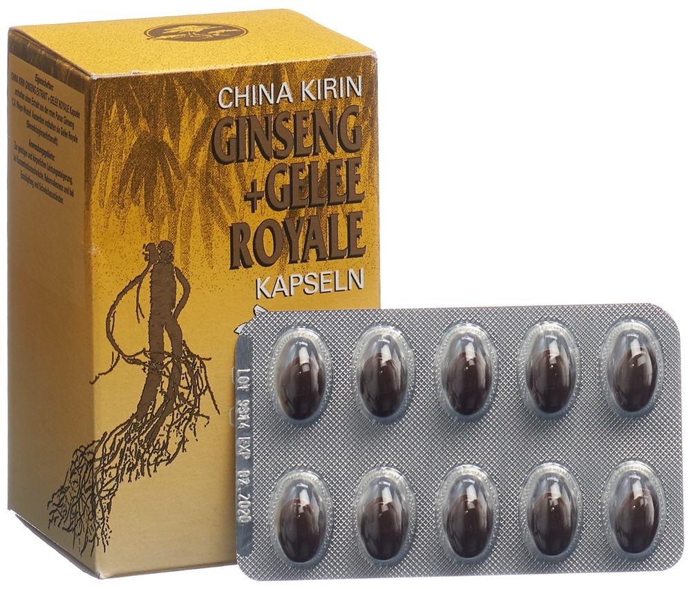 CHINA Ginseng   Gelée Royale Weichkaps Blist 60 Stk