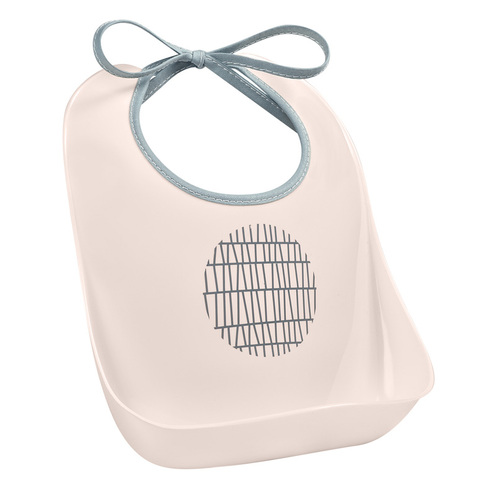 Bavoir d'apprentissage Pink Grid - BEABA