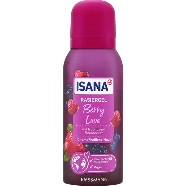 ISANA Rasiergel Promo Berry Love