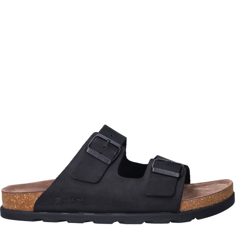 Rieker Sandalen Zwart Heren