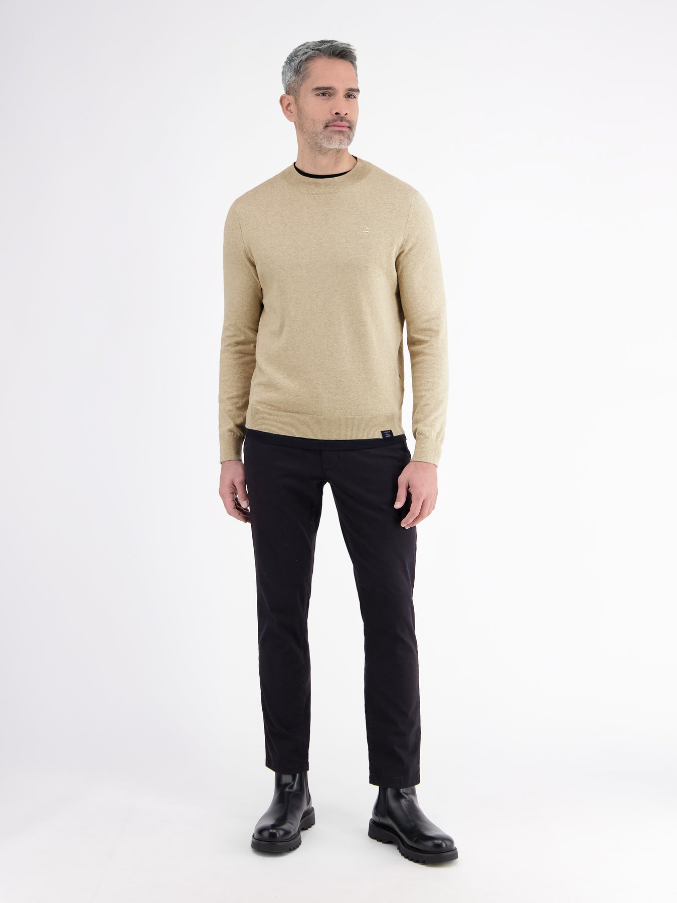 Feinstrickpullover mit Turtleneck